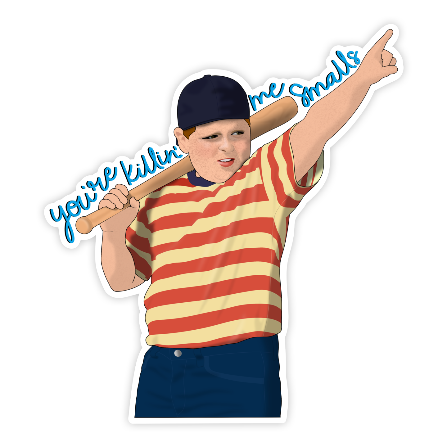 The Sandlot Ham You’re killin’ me Smalls Sticker