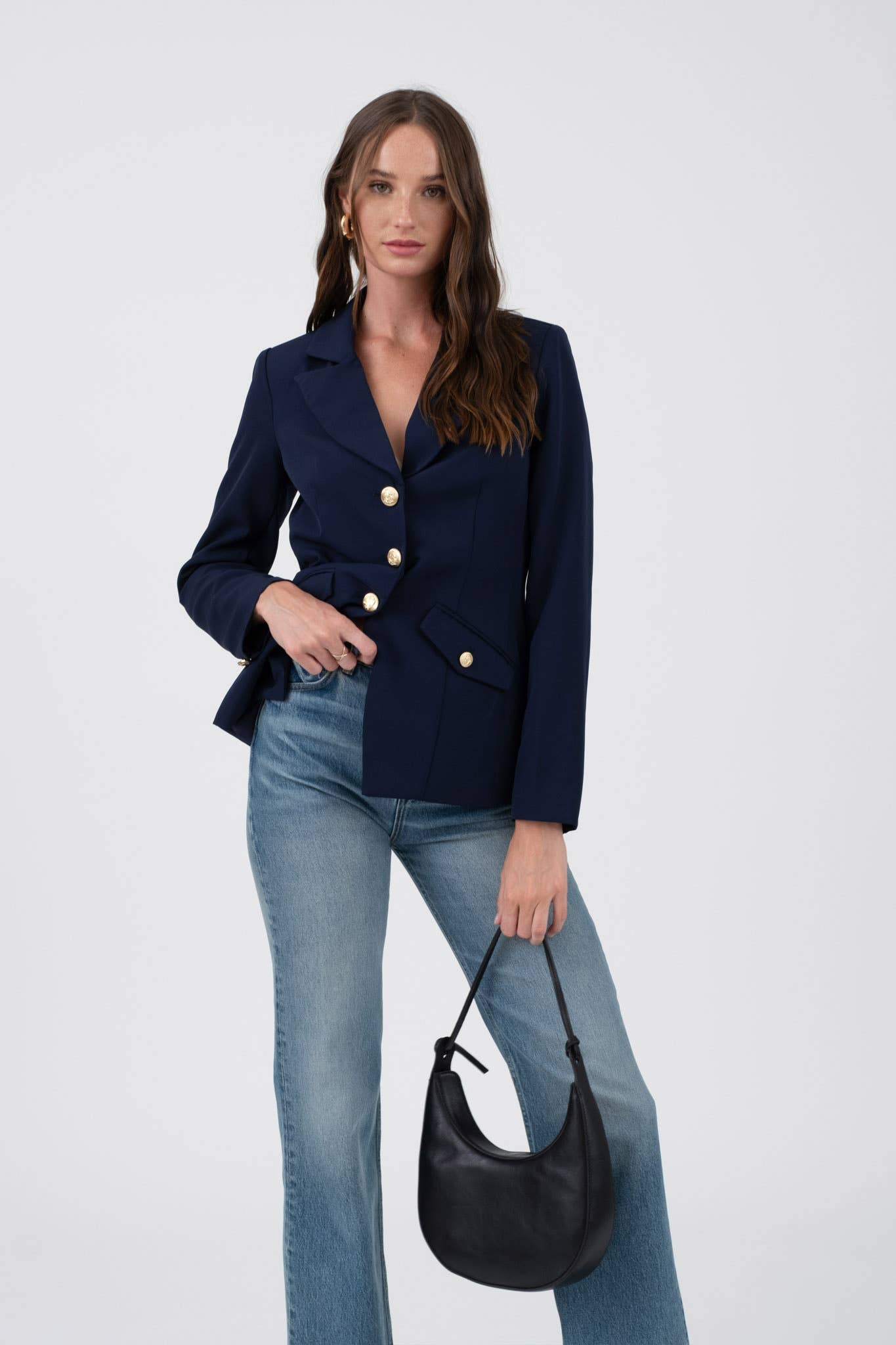 Jackie Navy Blazer