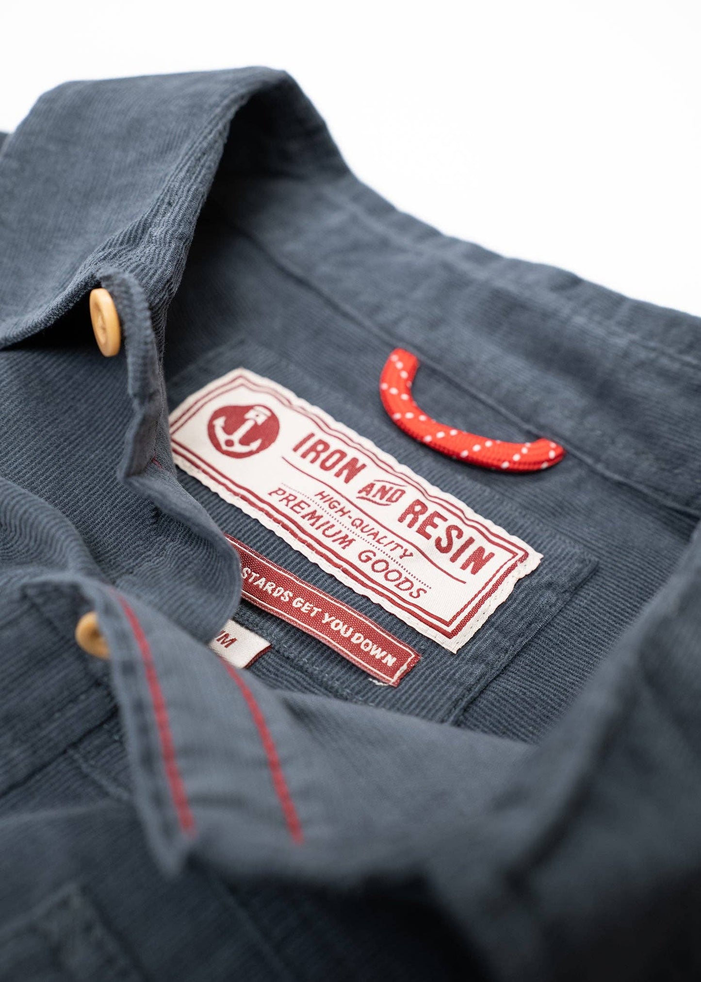 Herman Corduroy Button-Up Shirt: Green