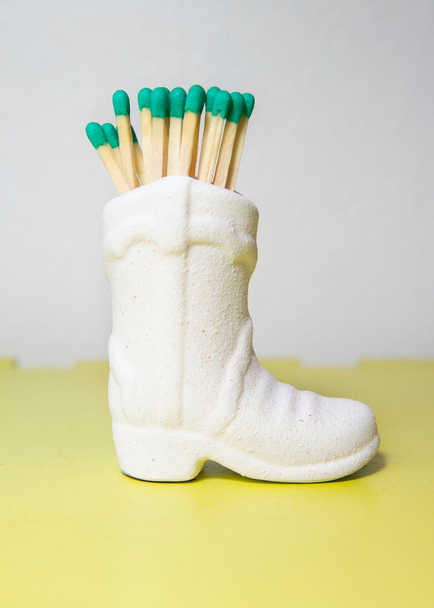 Cowboy Boot Match Strike - White (12 matches included!)