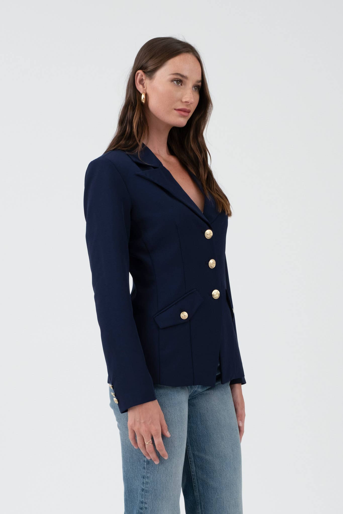 Jackie Navy Blazer