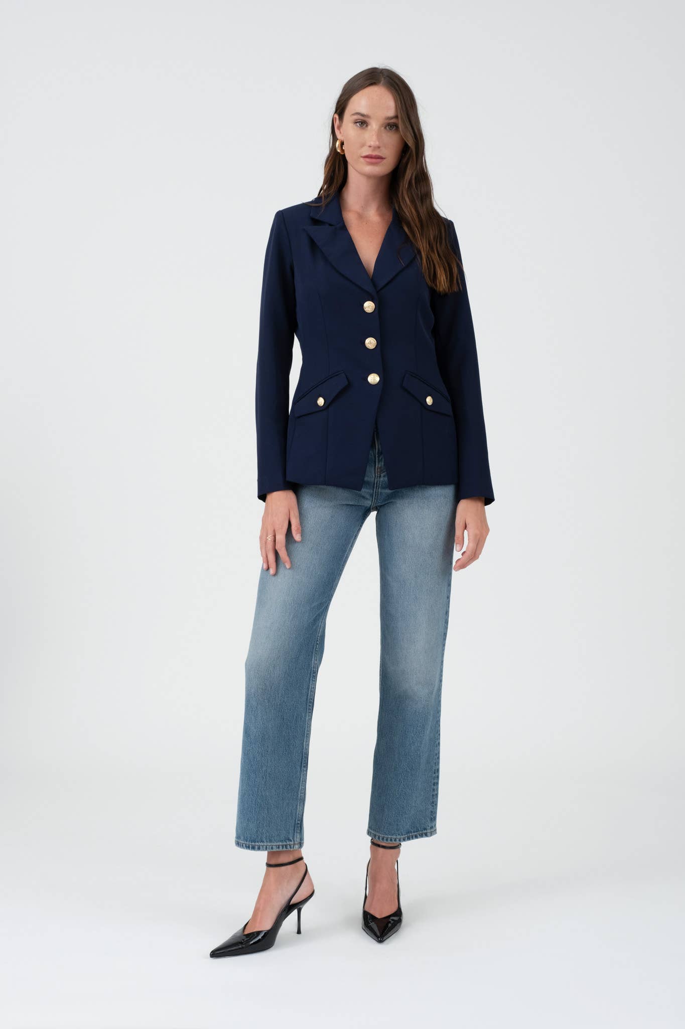 Jackie Navy Blazer