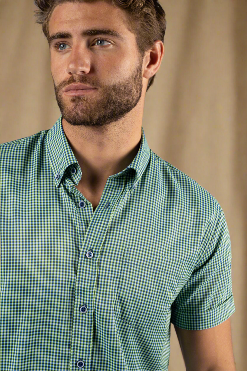 Elijah Green & Navy Check