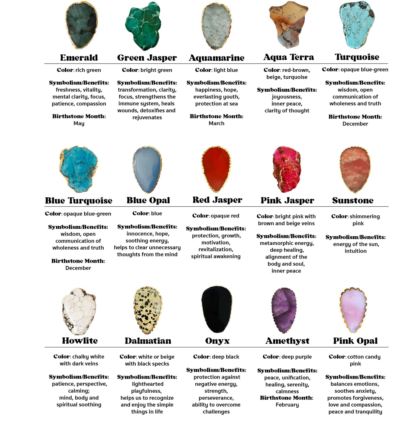 Gemstone Bolo Tie - Turquoise: Brown / Gold