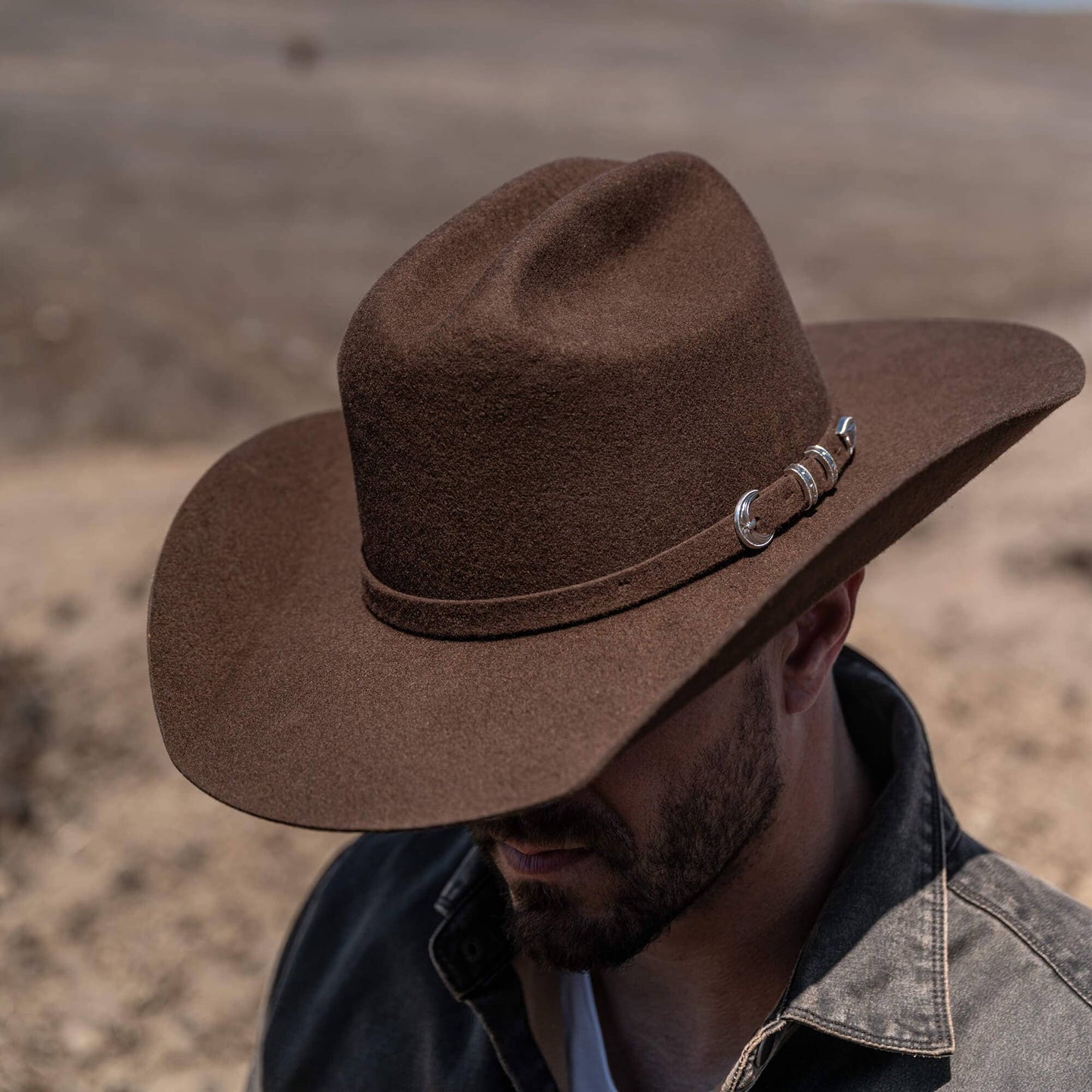 Cattleman - Felt Cowboy Hat - Brown