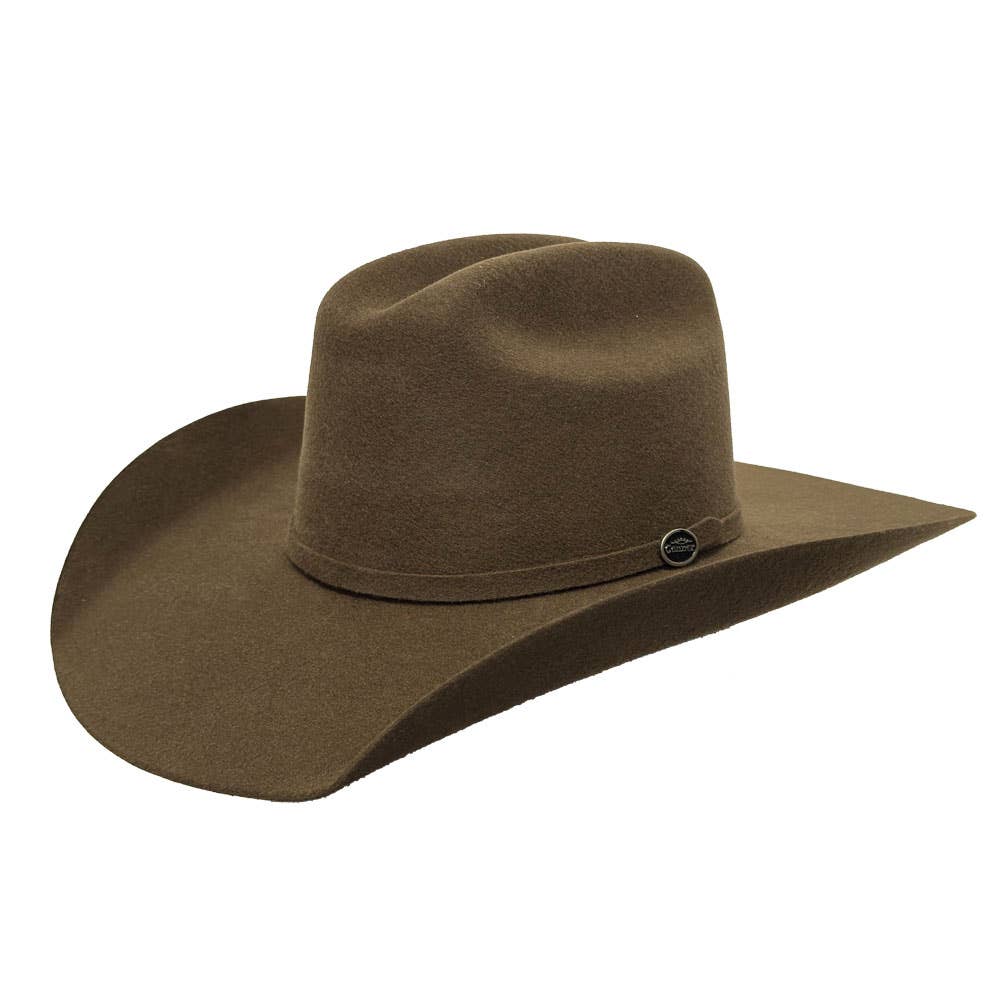 American Cowboy Hat: Chestnut / 7 3/8