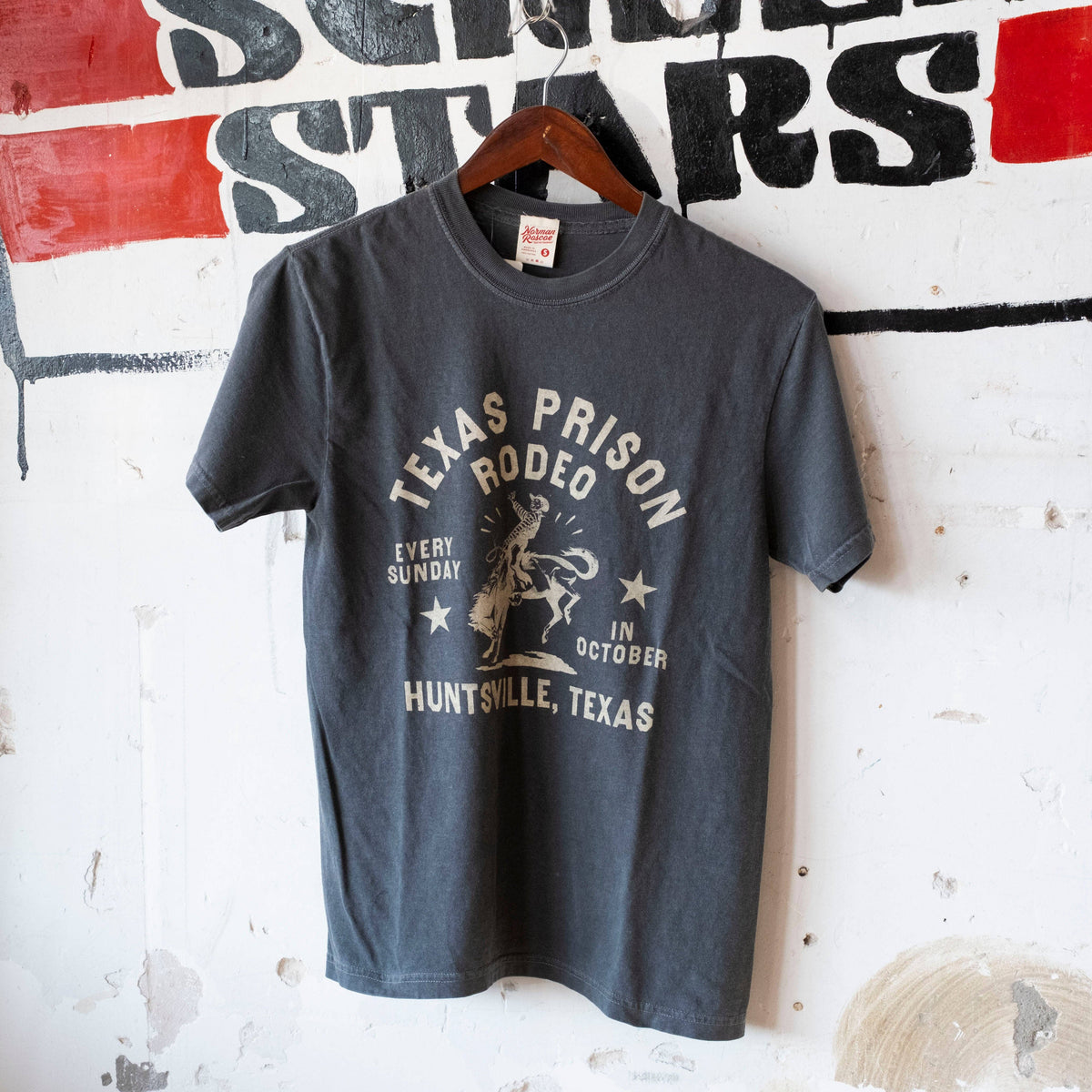 Texas Prison Rodeo Unisex T-Shirt: Pepper
