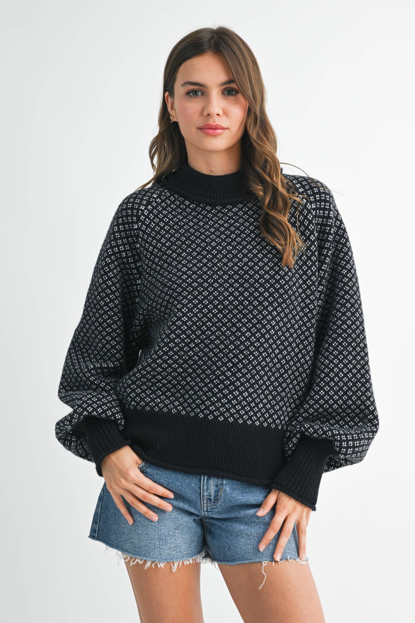 Echo Sweater: Black / Contemporary