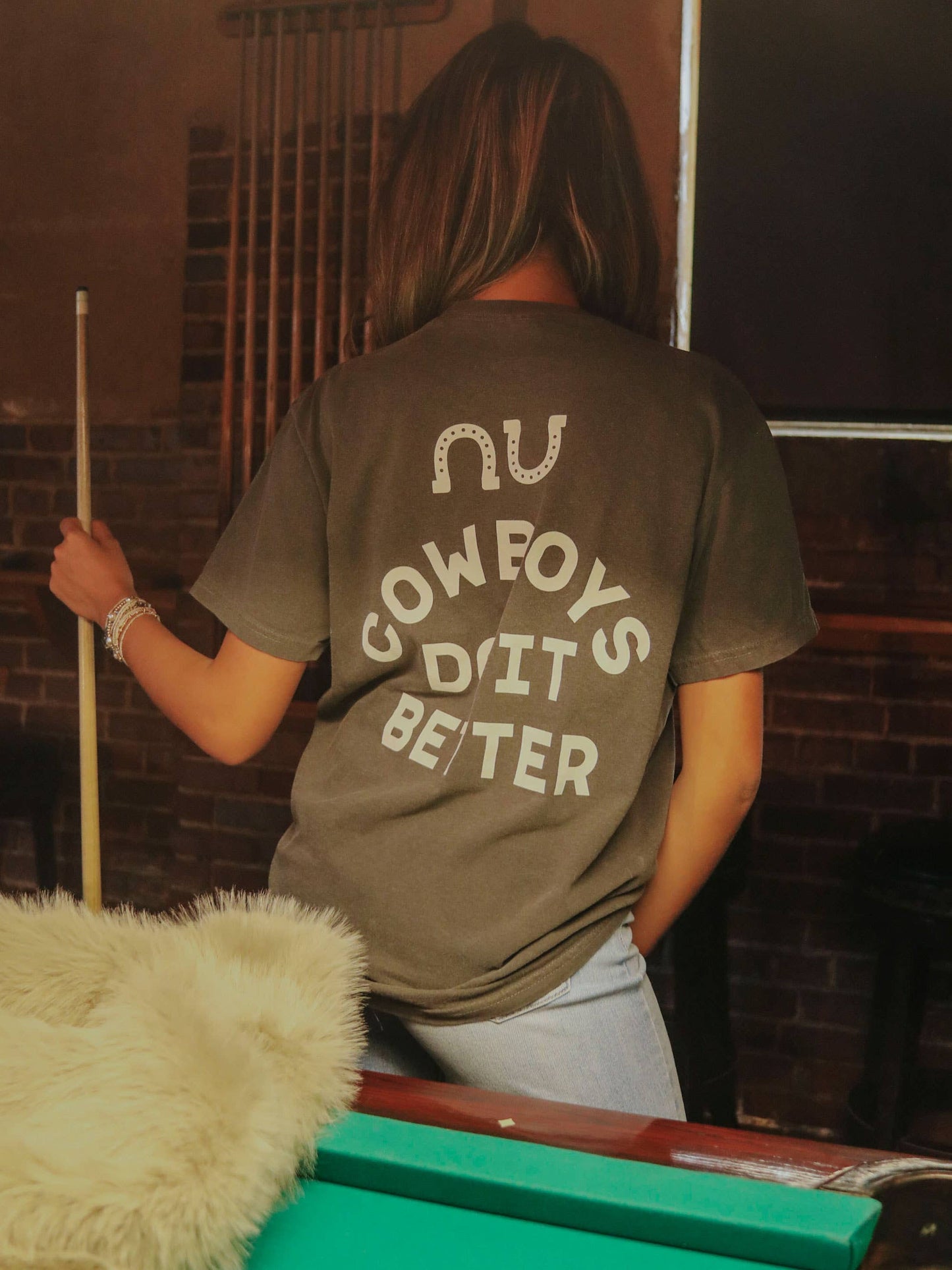 Cowboys Do It Better T-Shirt (FRONT + BACK)