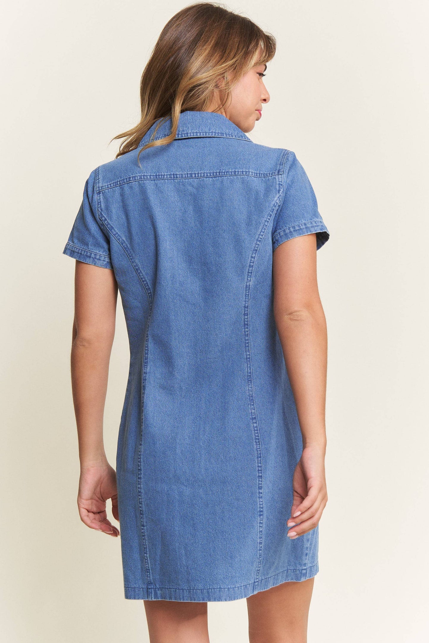 Bluebird Washed Denim Mini Dress