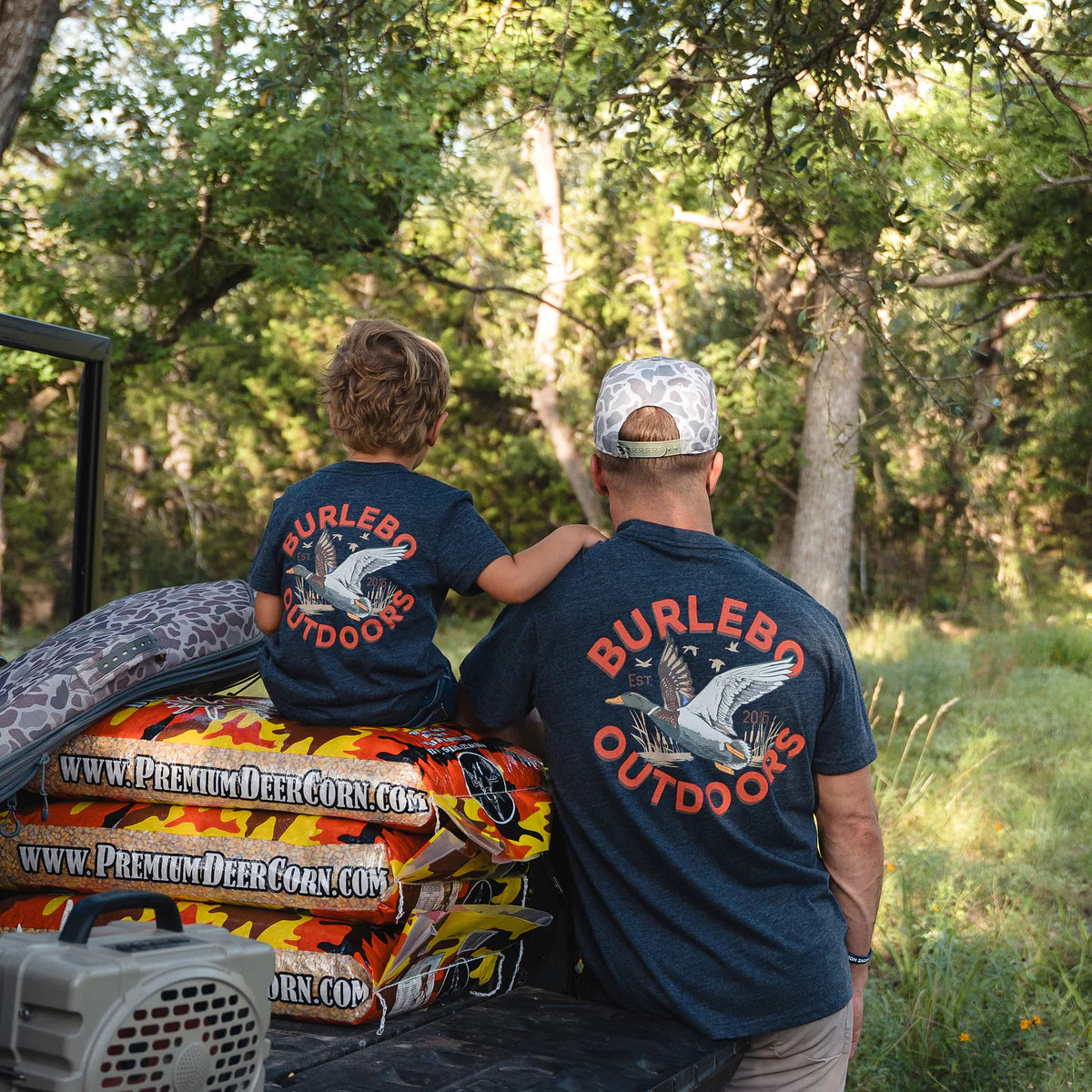 Short Sleeve Tee - Old School Duck Hunt - Heather