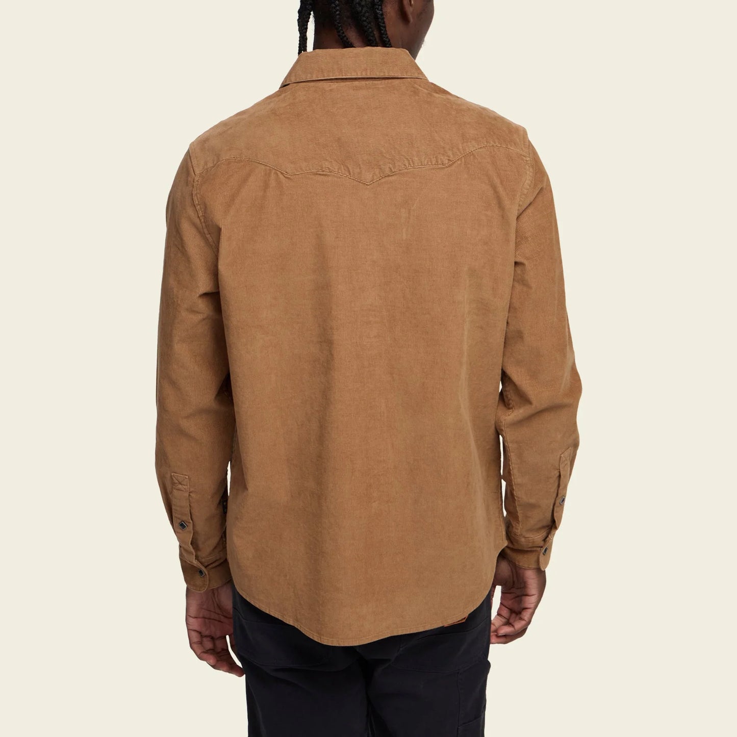 Banning Corduroy Snapshirt: Duck Brown