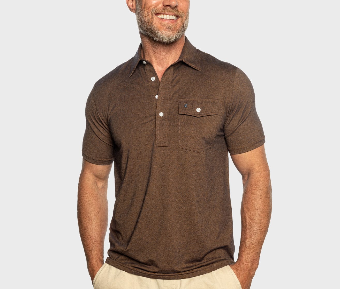 Performance Players Shirt - Woodsmoke