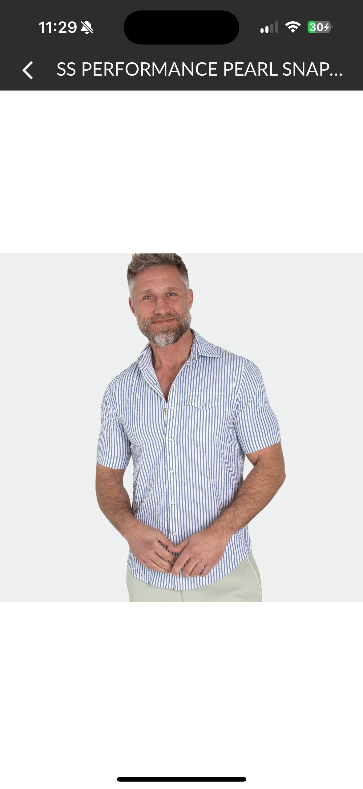 Short Sleeve Pearl Snap - Navy Seersucker