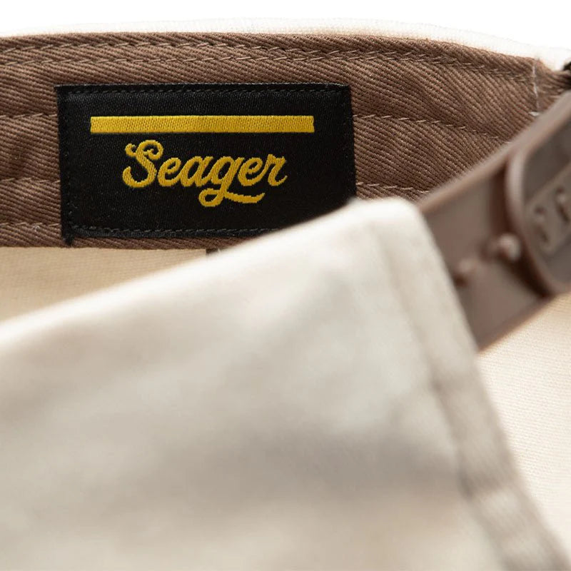 Seager Branded Snapback Cream/Brown