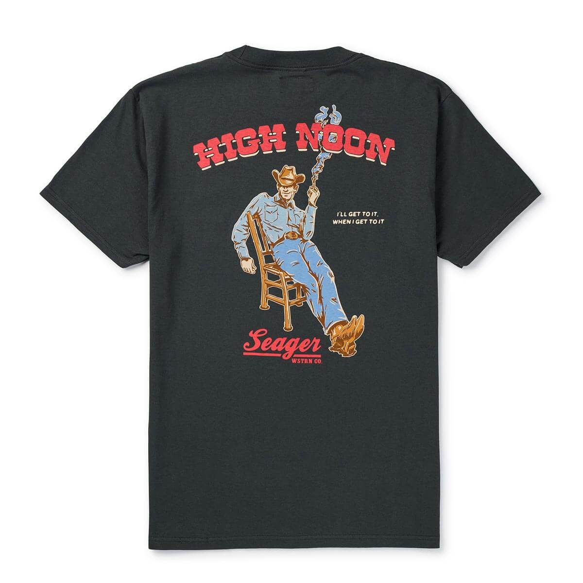 High Noon Tee: Vintage Black