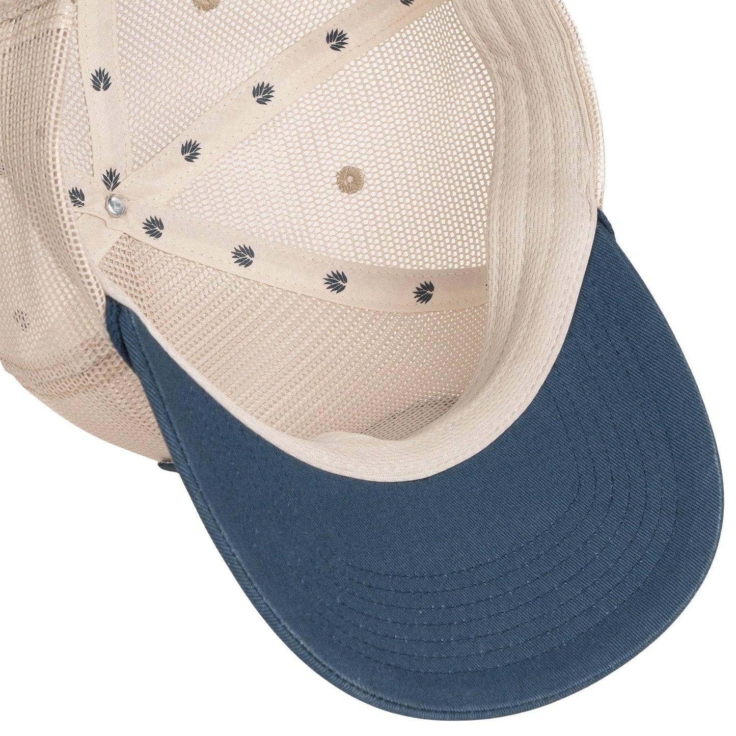 Sendero Supply Hat: Cream/Navy