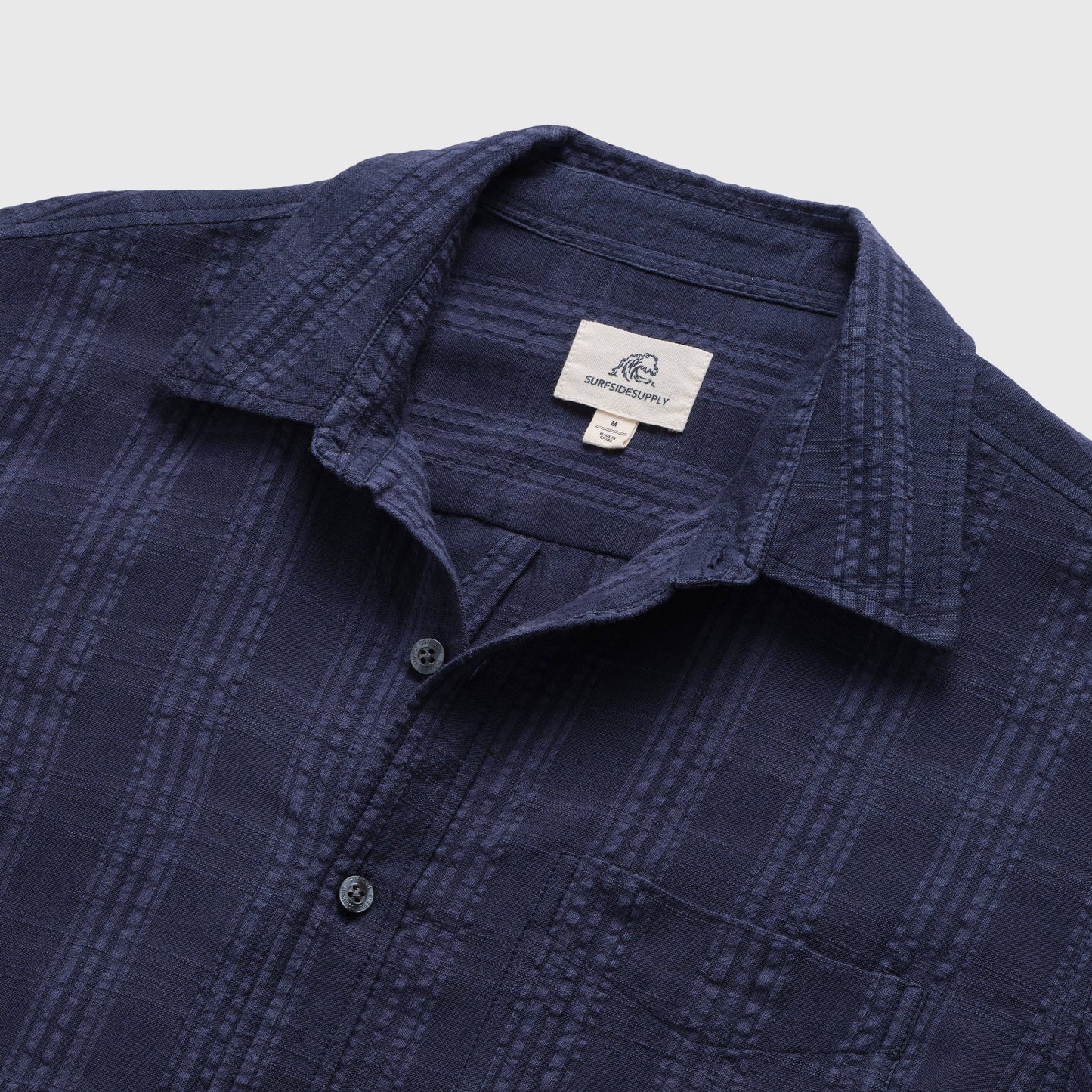 Joseph Textured S/S Shirt - Navy Blazer: Navy