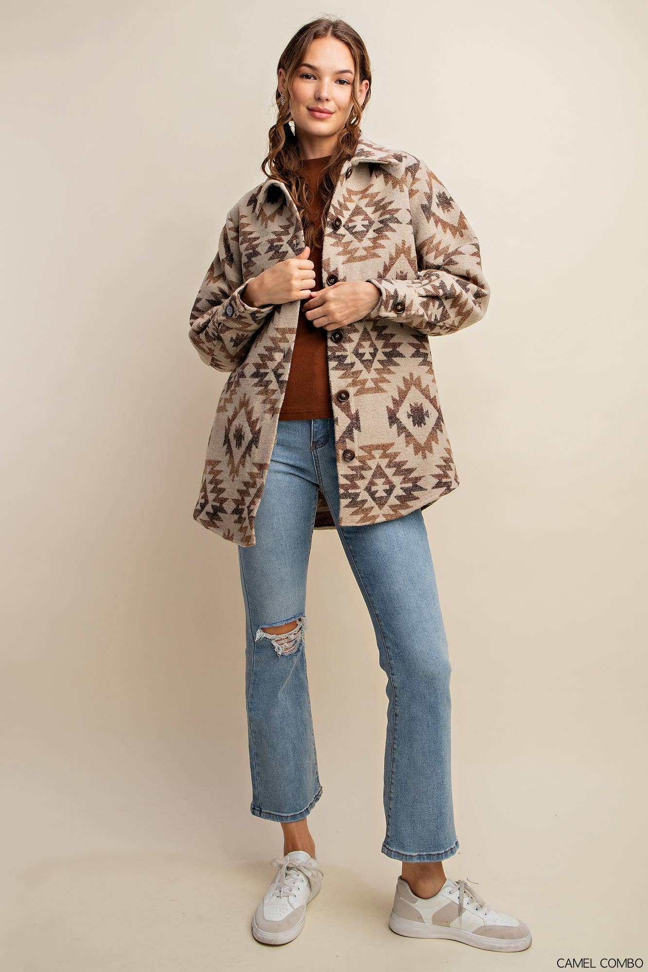 AZTEX BOHO TRIBAL VINTAGE SHACKET