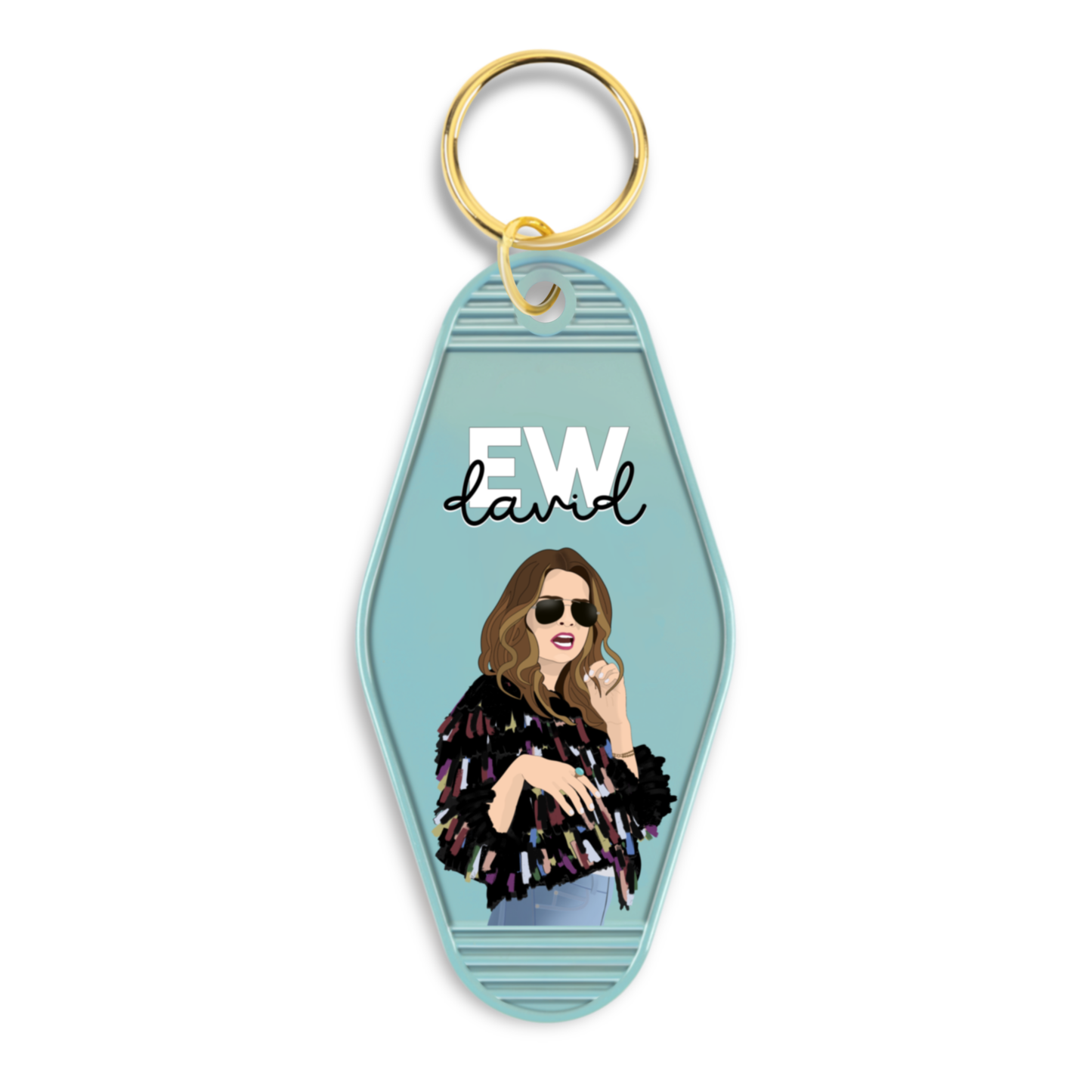 Alexis Rose Schitt's Creek Ew David Motel Keychain
