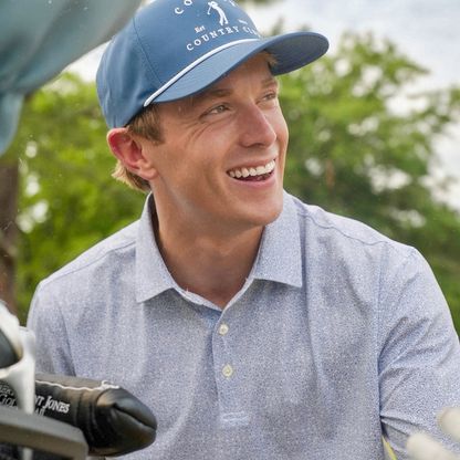 Cowboy Hat Polo: Navy
