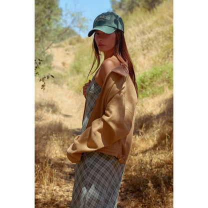 Twill Jacket With Corduroy Collar: DARK TAUPE