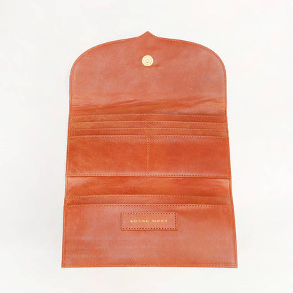 Loyal West Gloriana Wallet: In Handtooled Leather