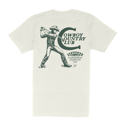 Cowboy Country Club T-Shirt: Cream