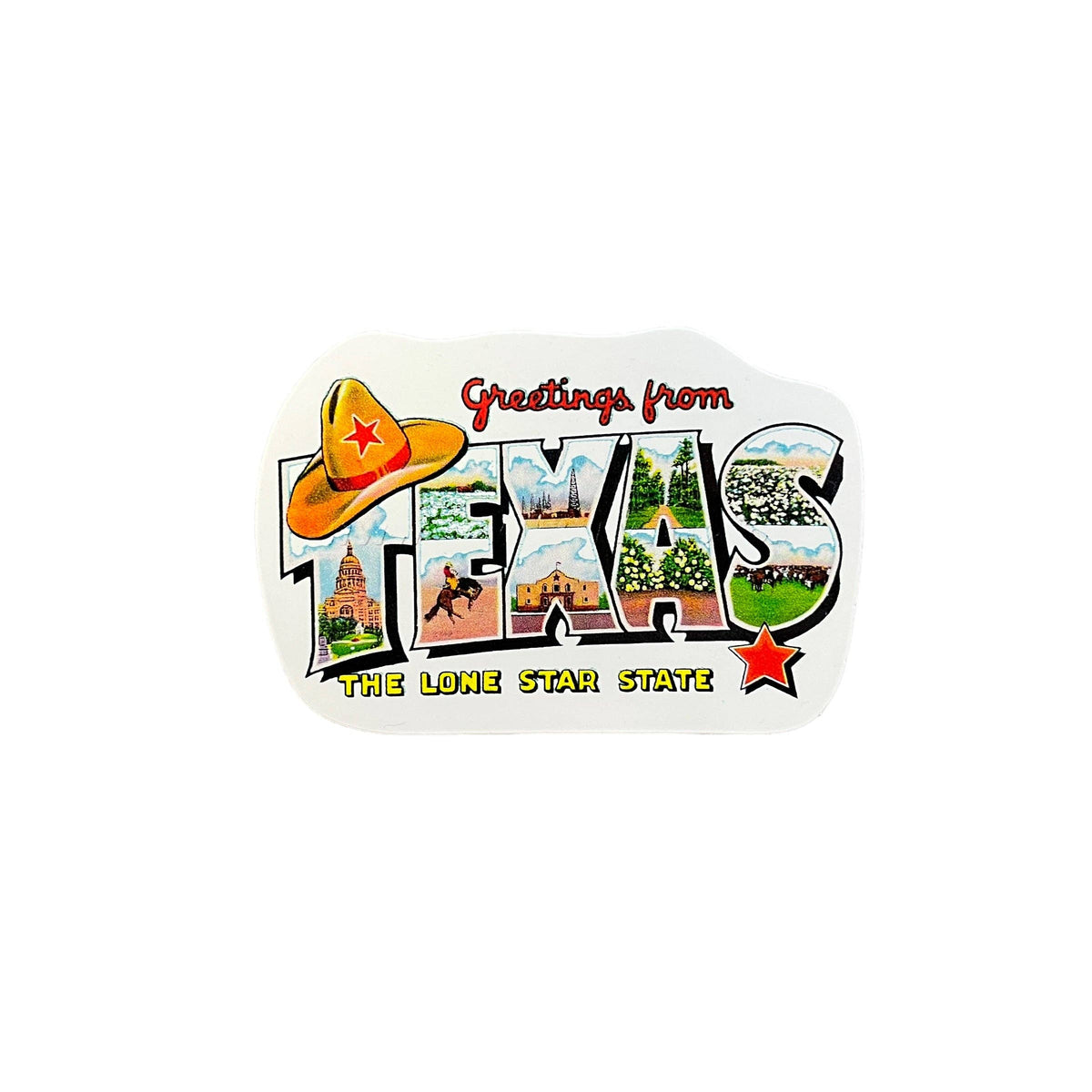 STICKER - Greetings From Texas