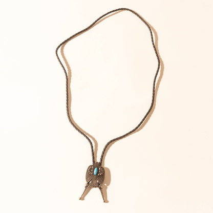 Mystic Skies Bolo Tie in Mesa Turquoise: Mesa Turquoise
