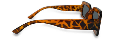 Square Sunglasses - Tortoise Frames/Smoke Lenses