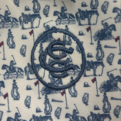 CCC Cowboy Golf Polo: Blue