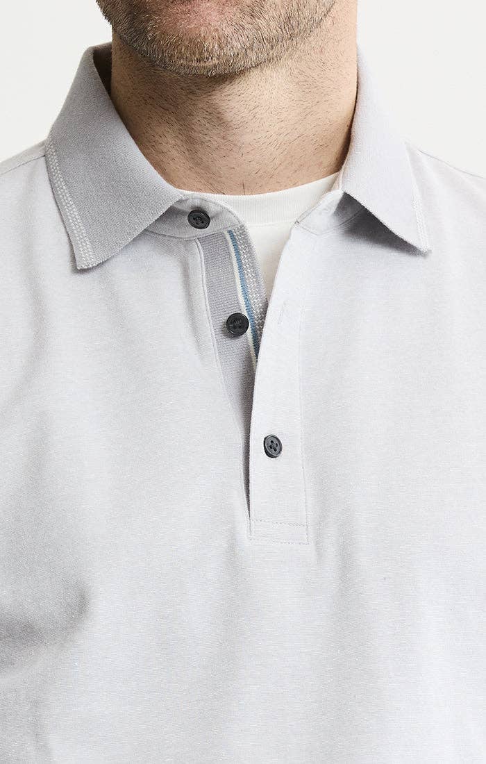 Luxe Brushed Knit Polo: GREEN / XL