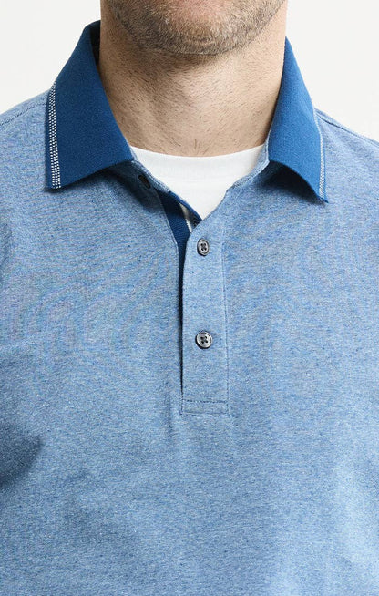Luxe Brushed Knit Polo: GREEN / 2XL