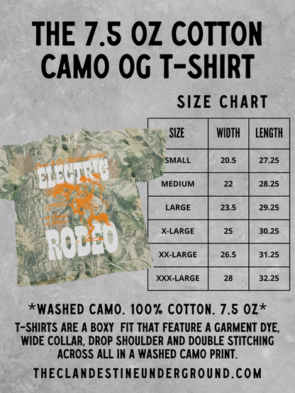 Honky Tonk Country Club, 90's Country Boxy Cotton TShirt: Green Camo