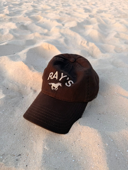 Ray’s Horse Baseball Cap: Chocolate Brown