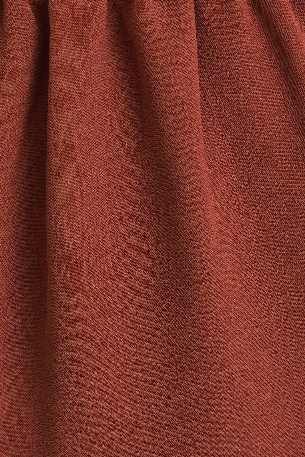 Odessa Long Sleeve V-Neck Top: Camel