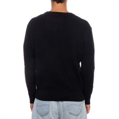 Allen 100% Cotton Sweater: Black