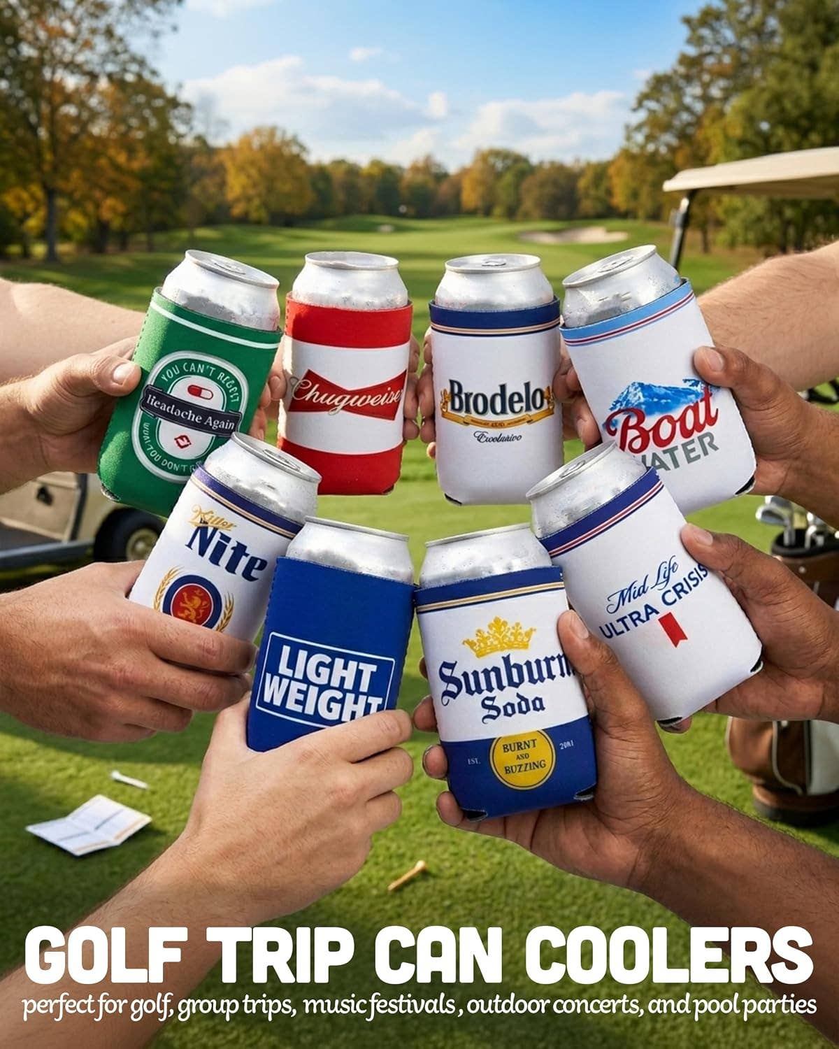Can Cooler 8 Pack - Beer Bundle