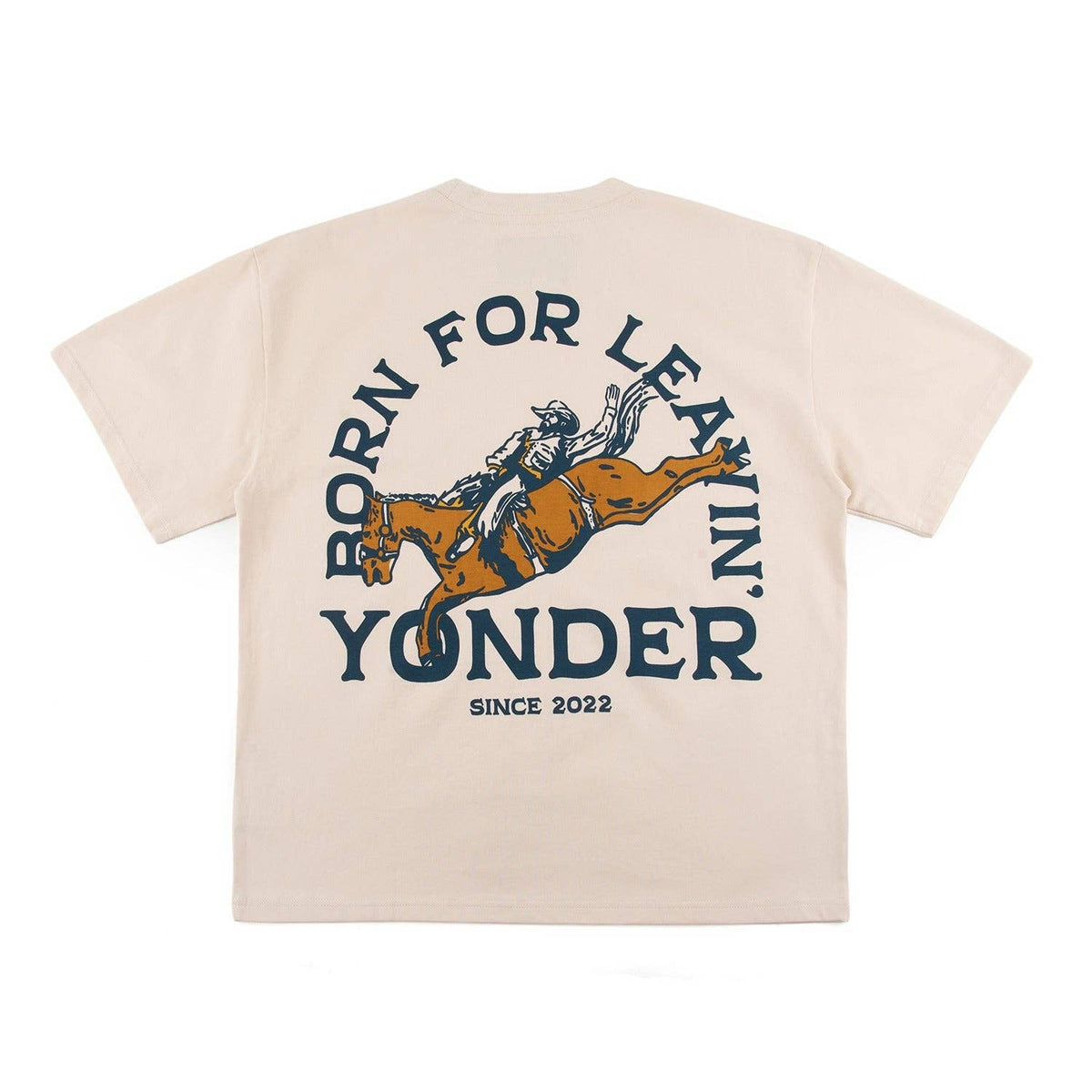 Eight Flat Boxy Unisex Tee (Natural)