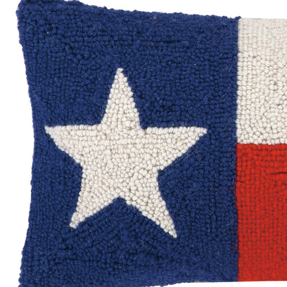 TEXAS STATE FLAG HOOK PILLOW