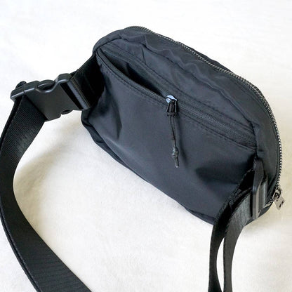 Black Crossbody Belt Bag