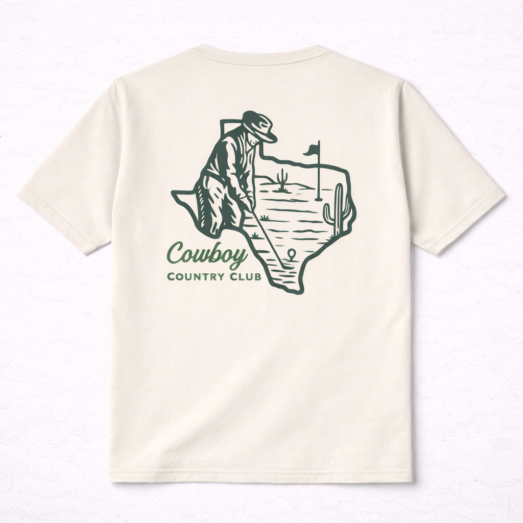 Texas Golf Tee: White