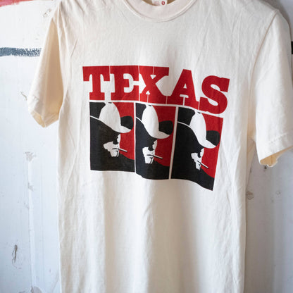 Texas Icon Triptych Unisex T-Shirt: Ivory