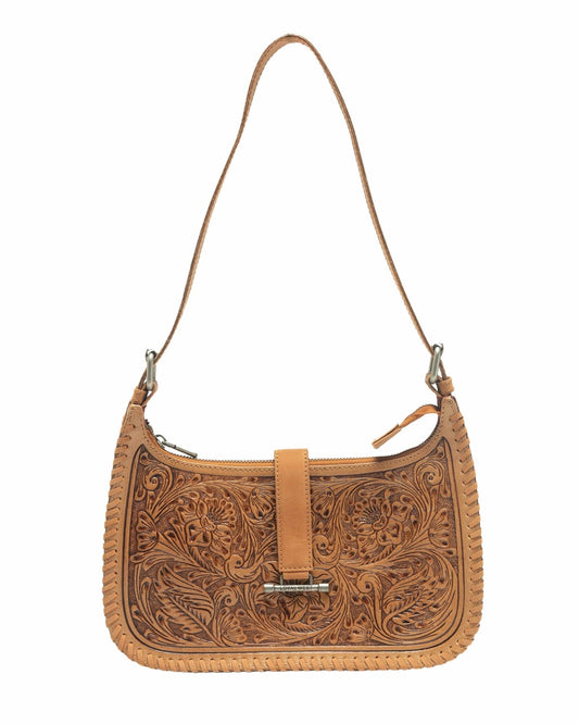 Loyal West Dannia Large Purse - Saddle Brown