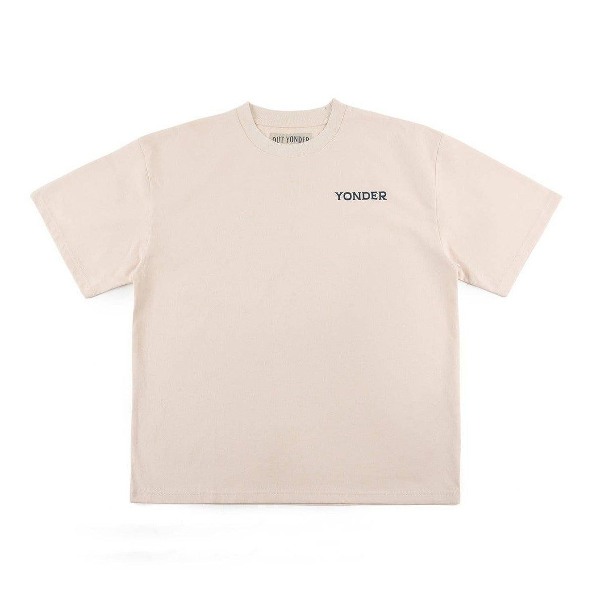 Eight Flat Boxy Unisex Tee (Natural)