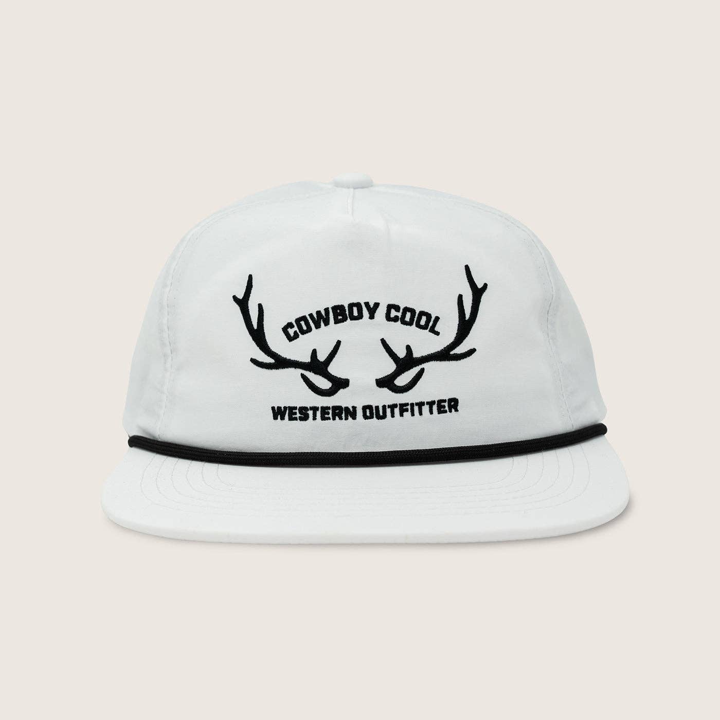 Western Outfitters Rope Hat: White