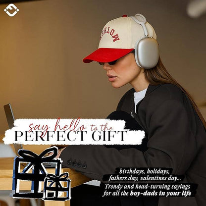 Two Tone Cap - Mother (Upside Down) - Red/Beige