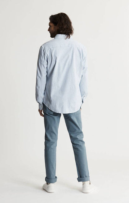 Classic Oxford Long Sleeve Shirt: WHITE / 2XL