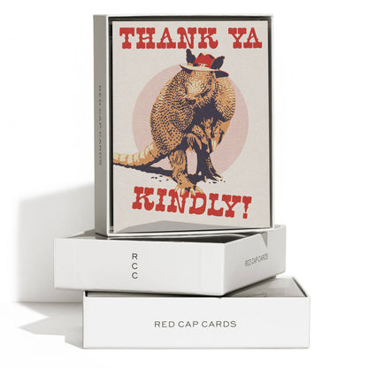 Thank Ya Kindly thank you greeting card: Singles